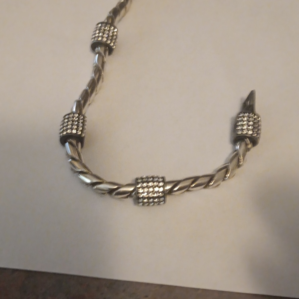 Bracelet,  Brighton silver and black